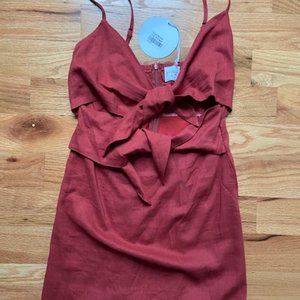 Java red Mini Dress NWT